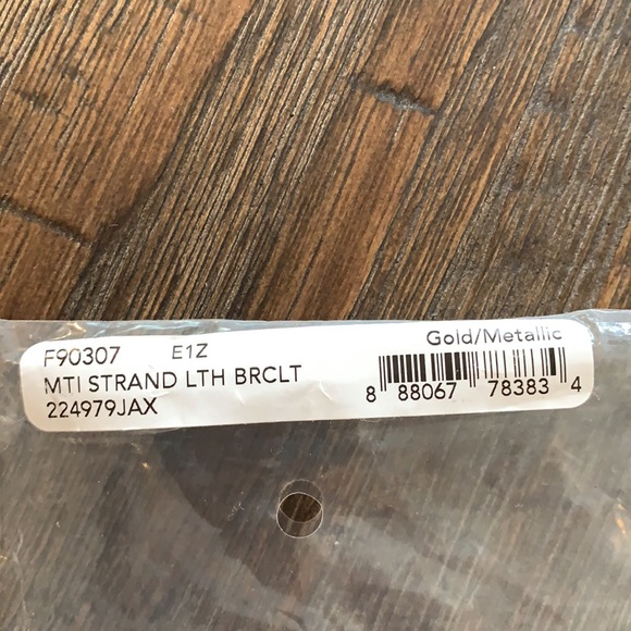 Coach multi-strand leather bracelet - Picture 2 of 4